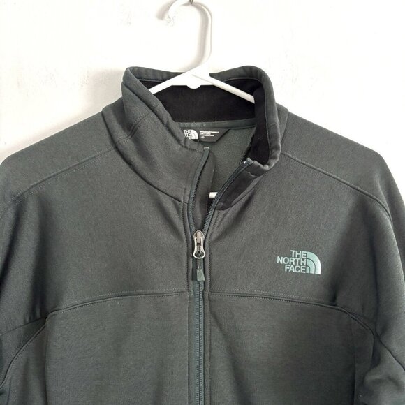 The North Face Green Full Zip Mock Neck Jacket Women’s Size Large - Picture 2 of 7
